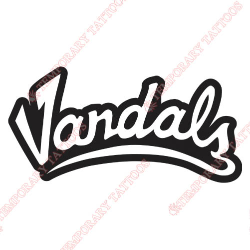 Idaho Vandals Customize Temporary Tattoos Stickers NO.4593